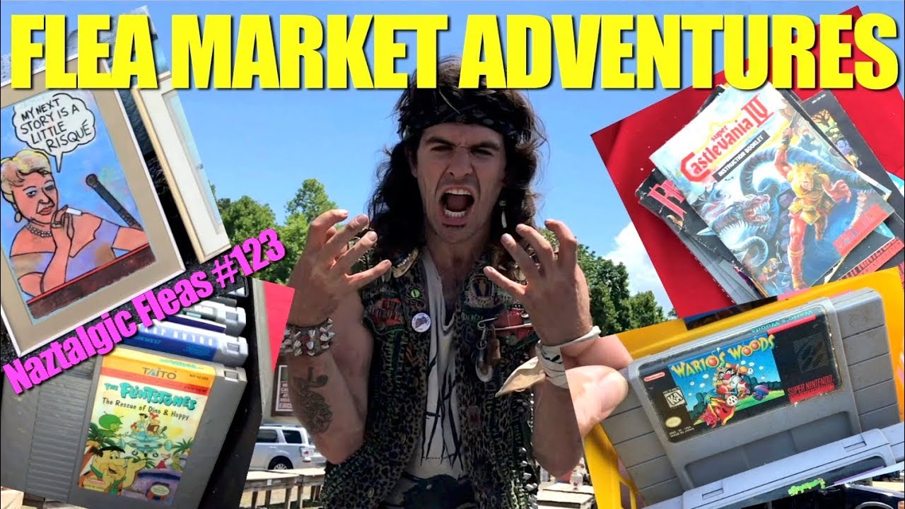 Flea Market Days- AMAZING RETRO VIDEO GAMES HAUL