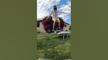 Sketchy backyard drop! #onewheelgt #onewheel #drops