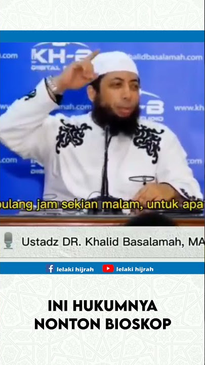 Hukum menonton Bioskop - Ustadz Khalid Basalamah #shorts #ceramah #bioskop #viral