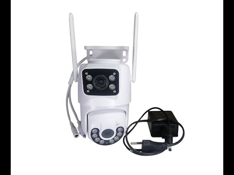 Камера на 2 об'єктива вулична поворотна A28 6 mp Yoosee APP, видео 1