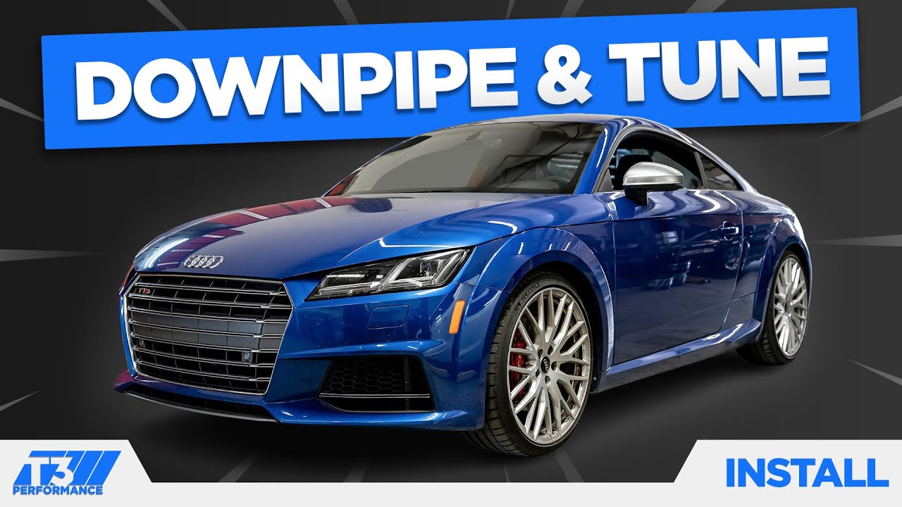 Audi TTS with HPA Downpipe & Tune - YouTube
