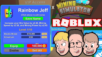 *NEW* PET LEVELING UPDATE | Roblox Mining Simulator | Codes & VIP | Live Stream