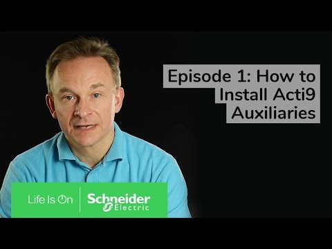 How to install Acti9 electrical auxiliaries - Episode 1: Introduction | Schneider Electric