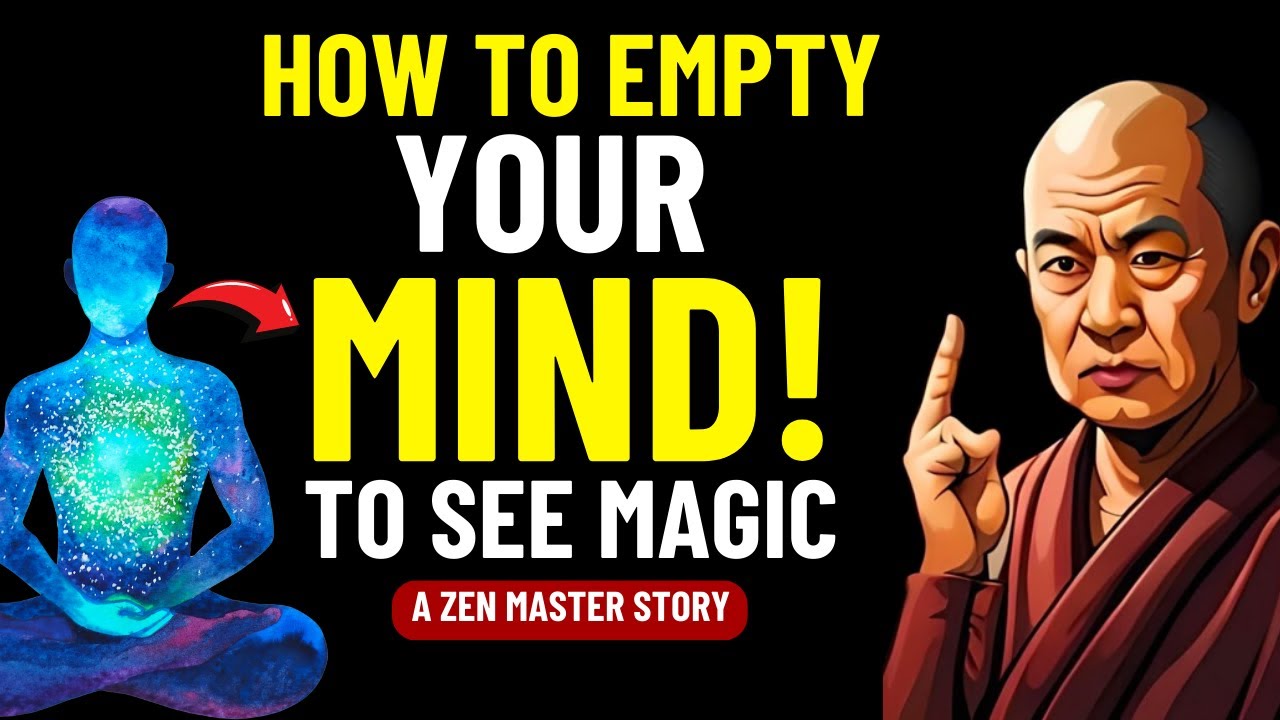 How To Empty Your Mind To See The Magic! - Buddhist Zen Motivational ...
