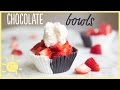 EAT | How to Make Chocolate Bowls (Easy, Fancy Dessert!)