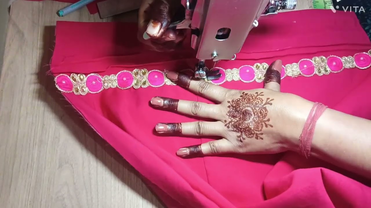 Trending pant bottom design 