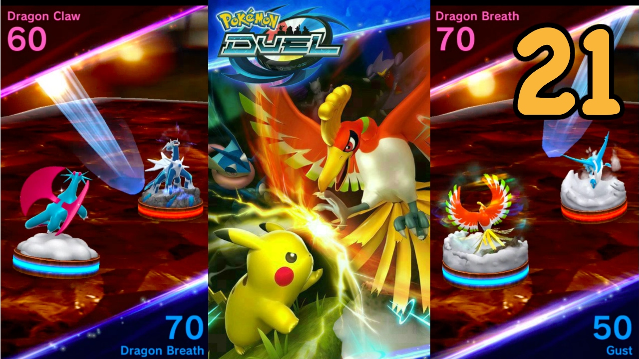 Pokemon Duel - BATTLE AGAINST DIALGA & LATIOS TEAM!