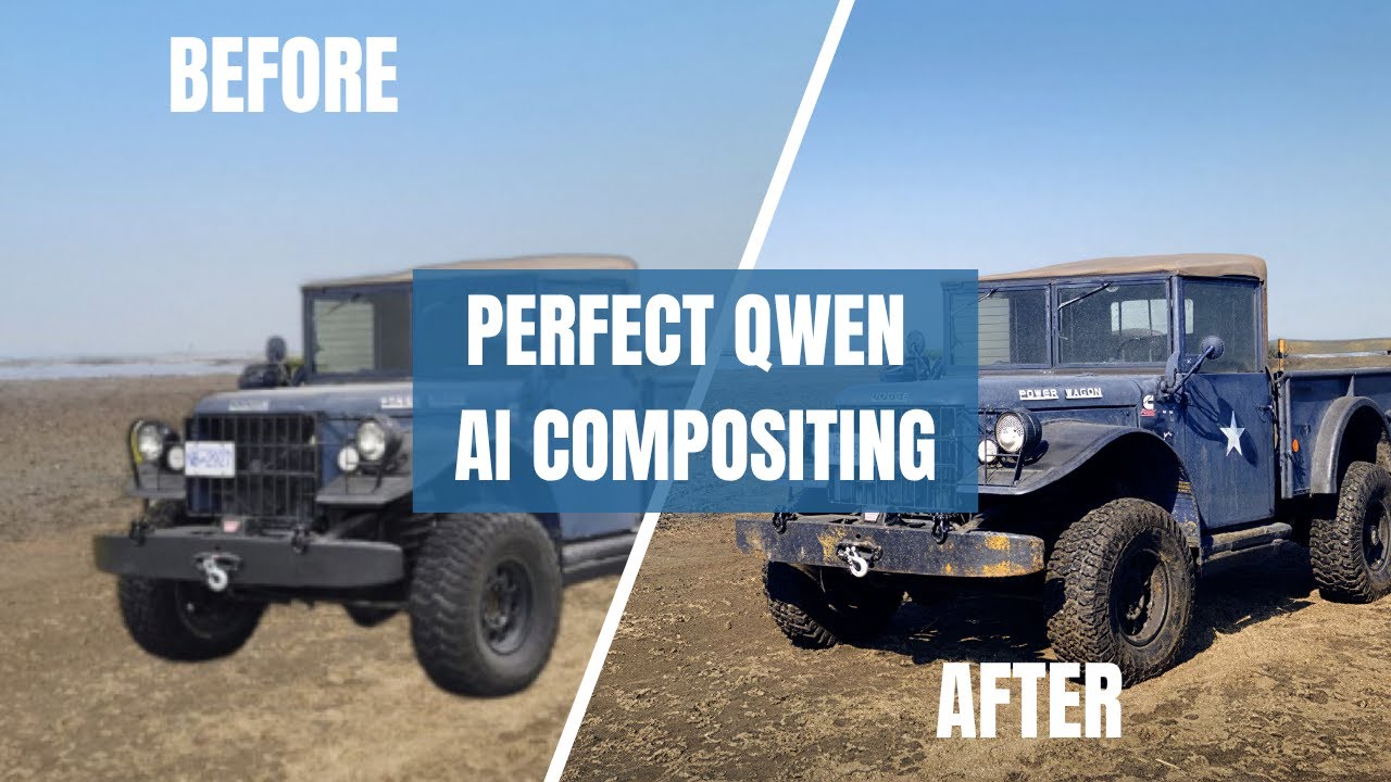 QWEN AI Compositing in Comfyui!