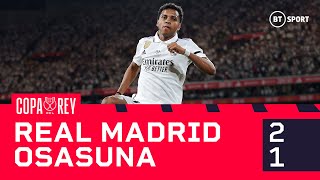 Real Madrid vs Osasuna (2-1) | Los Blancos win their 20th Copa del Rey | Copa del Rey Highlights
