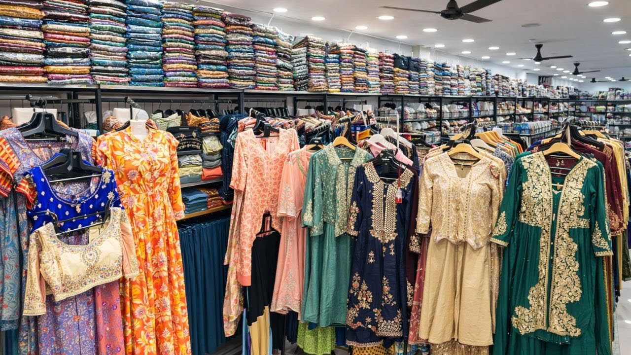 సూరత్‌లో అతిపెద్ద కుర్తీల తయారీదారు || Kurti Factory In Surat | Kurti Wholesale Market in Surat .