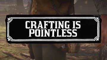 Crafting Is (Kinda) Pointless