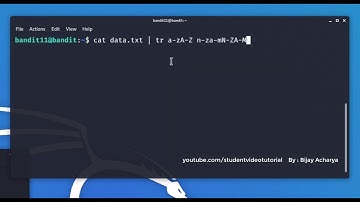 [Kali Linux] CTF Bandit : Level 11 → Level 12 [Over the wire]