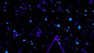 Animated Tringle Particles Motion background Loop, copyright free Triangle vj Motion Graphics