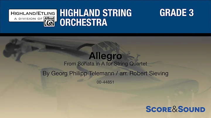 Allegro by Robert Sieving  Score & Sound