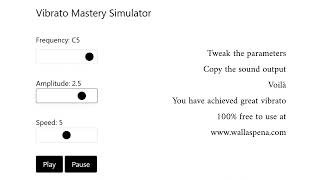 Vibrato Mastery Simulator