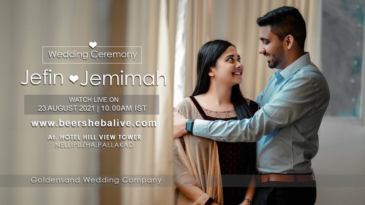 KERALA PENTECOSTAL WEDDING || JEFIN & JEMIMAH || 2021