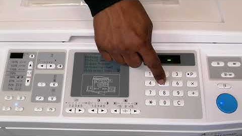 How to get a meter reading on a Riso SF5030