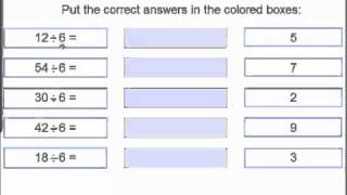 MathABC.com: Division: Dragging: division tables from 1 up to 10