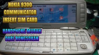 Nokia 9300 Communicator Insert Sim Card Handphone Murah Dari Rongsokan