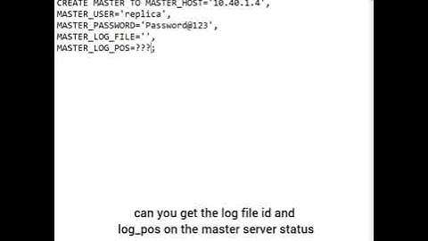 Configuration Replication MySQL Master-Slave