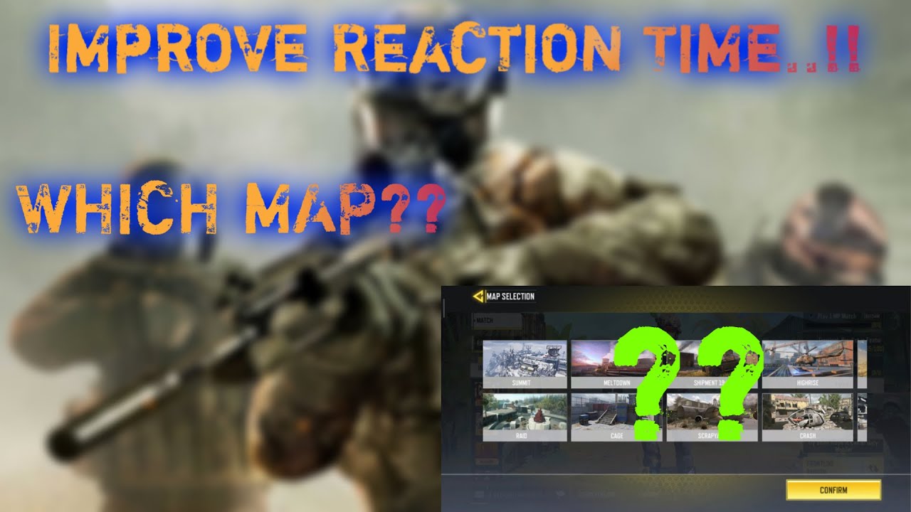 Best Map to improve Reaction time and close combat. COD mobile gameplay.