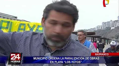 Barranco ordena paralizar obras en playa “Los Yuyos”