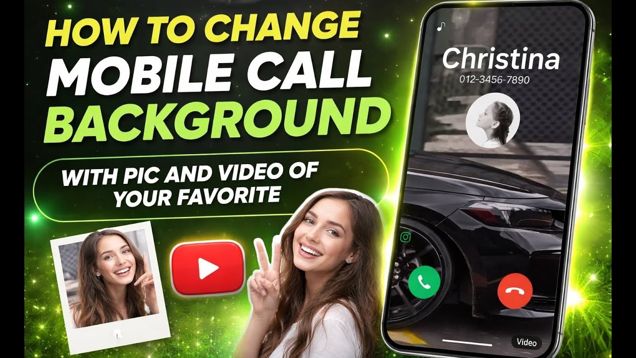 Change Call Background in Android 🔥 Photo & Video