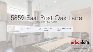 5859 E  Post Oak Ln, Houston, TX