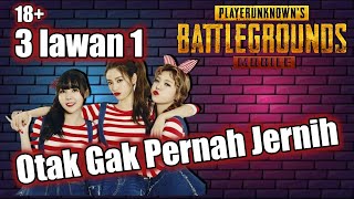 TRIO CEWE OTAK GAK BISA JERNIH 😝 II PUBG MOBILE II VOICE CHANGER II PRANK HODE 14