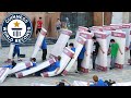 Largest human mattress dominoes - Guinness World Records