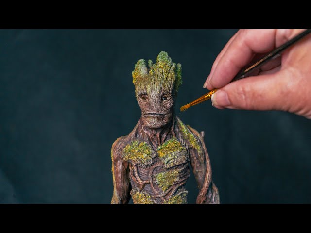 DIY Custom Groot  Guardians of the Galaxy Groot Action Figure 