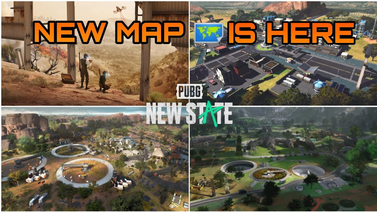 PUBG NEW STATE NEW MAP 🗺 LEAKS & FIRST LOOK.. AND RELEASE DATE..