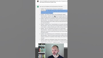 Using ChatGPT to Write Headlines