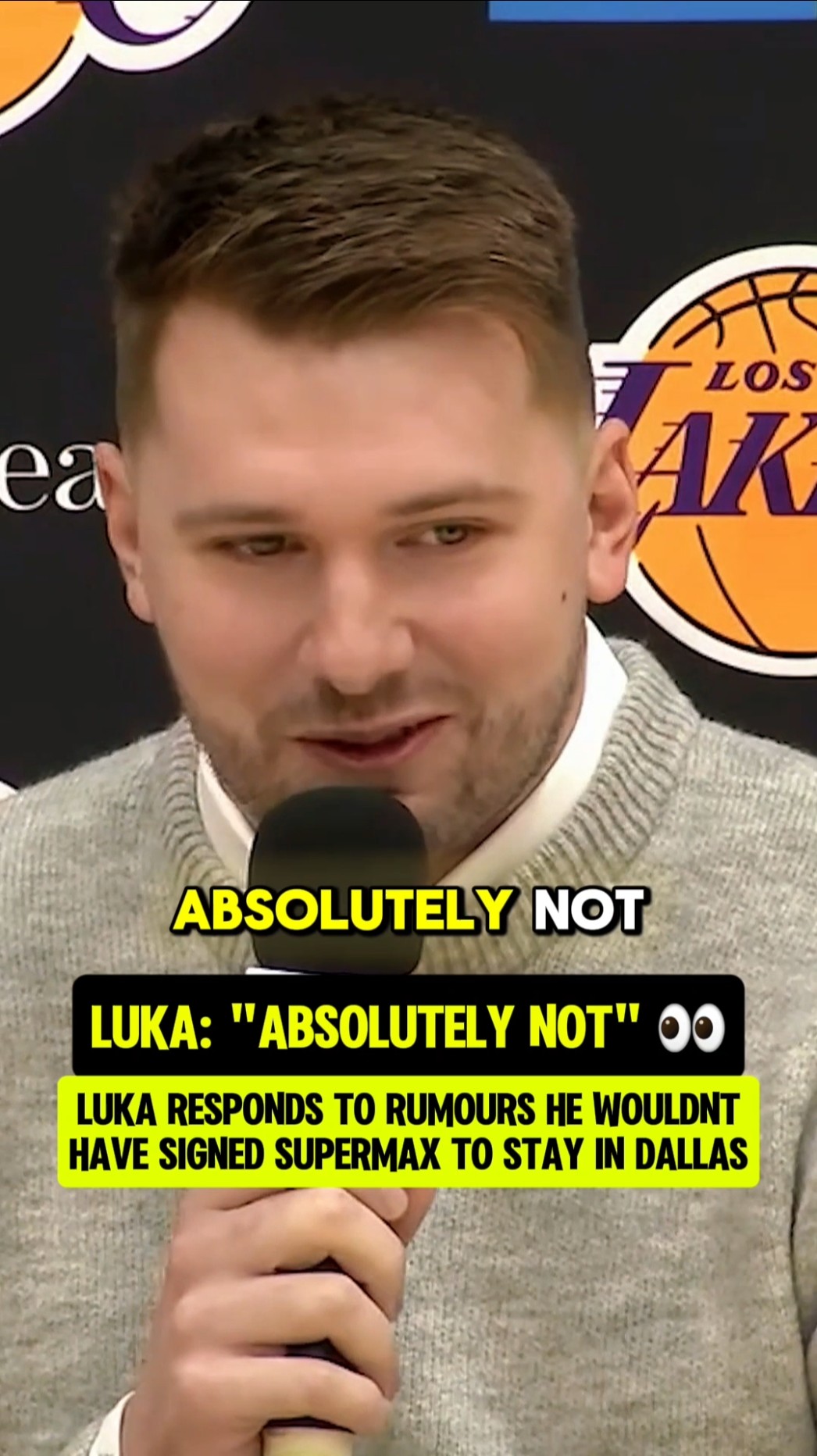 Luka was NOT turning down $345M?