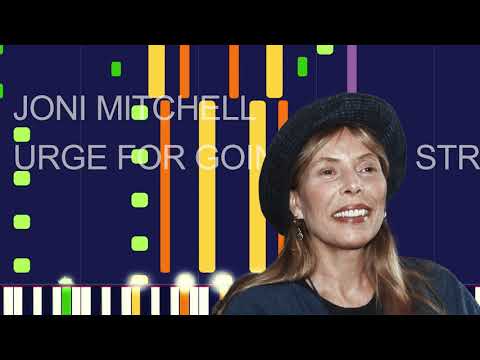 Joni Mitchell - URGE FOR GOING (WITH STRINGS) (BLUE SESSIONS) (MIDI FILE REMAKE) - "in the style of"