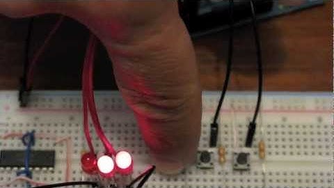 3 led e 3 pulsanti con Arduino