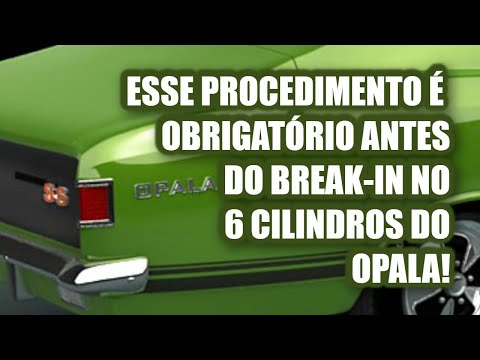 MOTOR CHEVROLET OPALA SEIS CILINDROS - NÃO ESQUEÇA DE FAZER ISSO ANTES DA PRIMEIRA PARTIDA