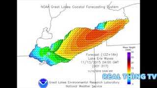PM Update: Sunny but very windy on Friday; Huge waves on Lake Erie