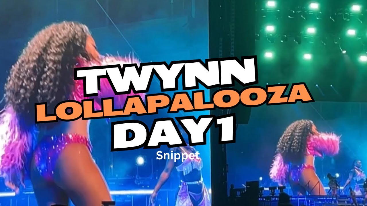 TWYNN FIRST DAY AT LOLLAPALOOZA 2024 DAY 1 (Shortened) - YouTube