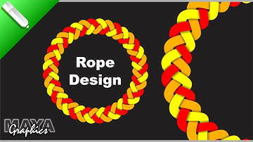Rope Border Design in Coreldraw | Coreldraw tutorial | #borderdesign