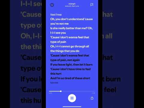 Midnight Kobzx2z Red Luna Lyrics Musiclyrics Music Spotify Song Songlyrics Midnight 