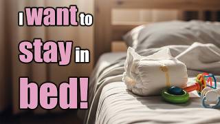 Diaper change after a soft wake up  | ASMR Roleplay | CGLG | Comforting | SFW screenshot 1