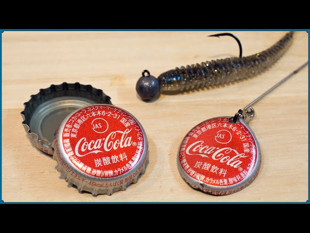 How to make a Lure blade out of Cola bottle cap. 