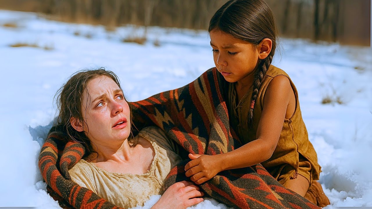 La arrojaron a la nieve como castigo—Pero un niño apache la cubrió con su manta y dijo: 'Mamá'