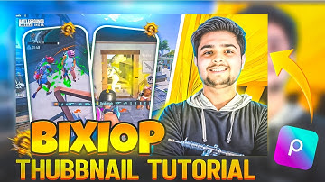 HOW I CREATE THIS THUMBNAIL FOR BixiOP 🔥|| BixiOP JESA THUMBNAIL KAISE BANAYE ☠️🔥