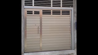 Portao Basculante Jet Flex Inox Polido De Alumnio