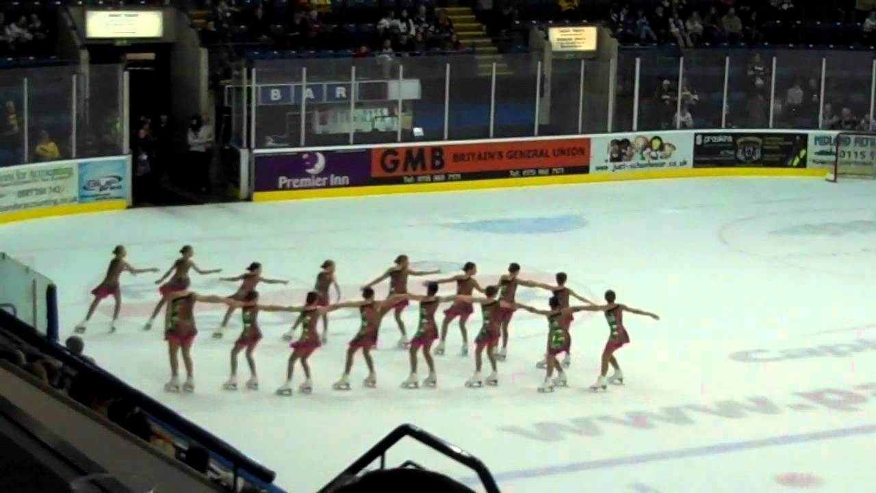 NSSA - Nottingham Synchronised Skating Academy - Silhouette's Gold Medal Routine for Lyon 2011