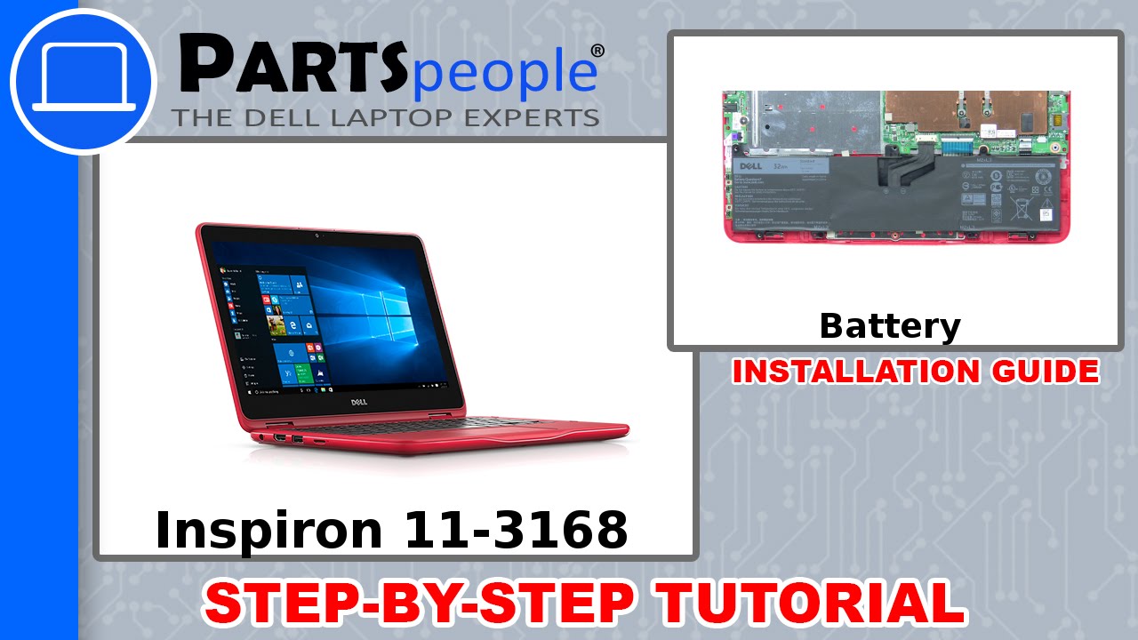Dell Inspiron 11 3168 P25t001 Battery How To Video Tutorial Youtube