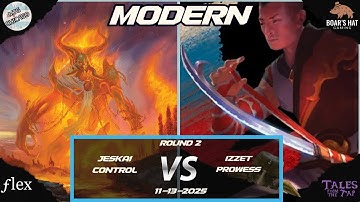 Jeskai Control vs Izzet Prowess    [MTG Modern Round 2]