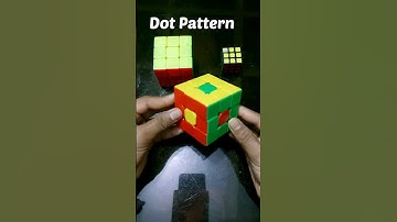 Dot Pattern On Rubik